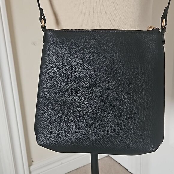 HOST PICK🥳Anne Klein Leather Crossbody Shoulder Bag Black - Picture 5 of 16